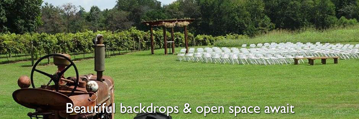 Beautiful backdrops and open space